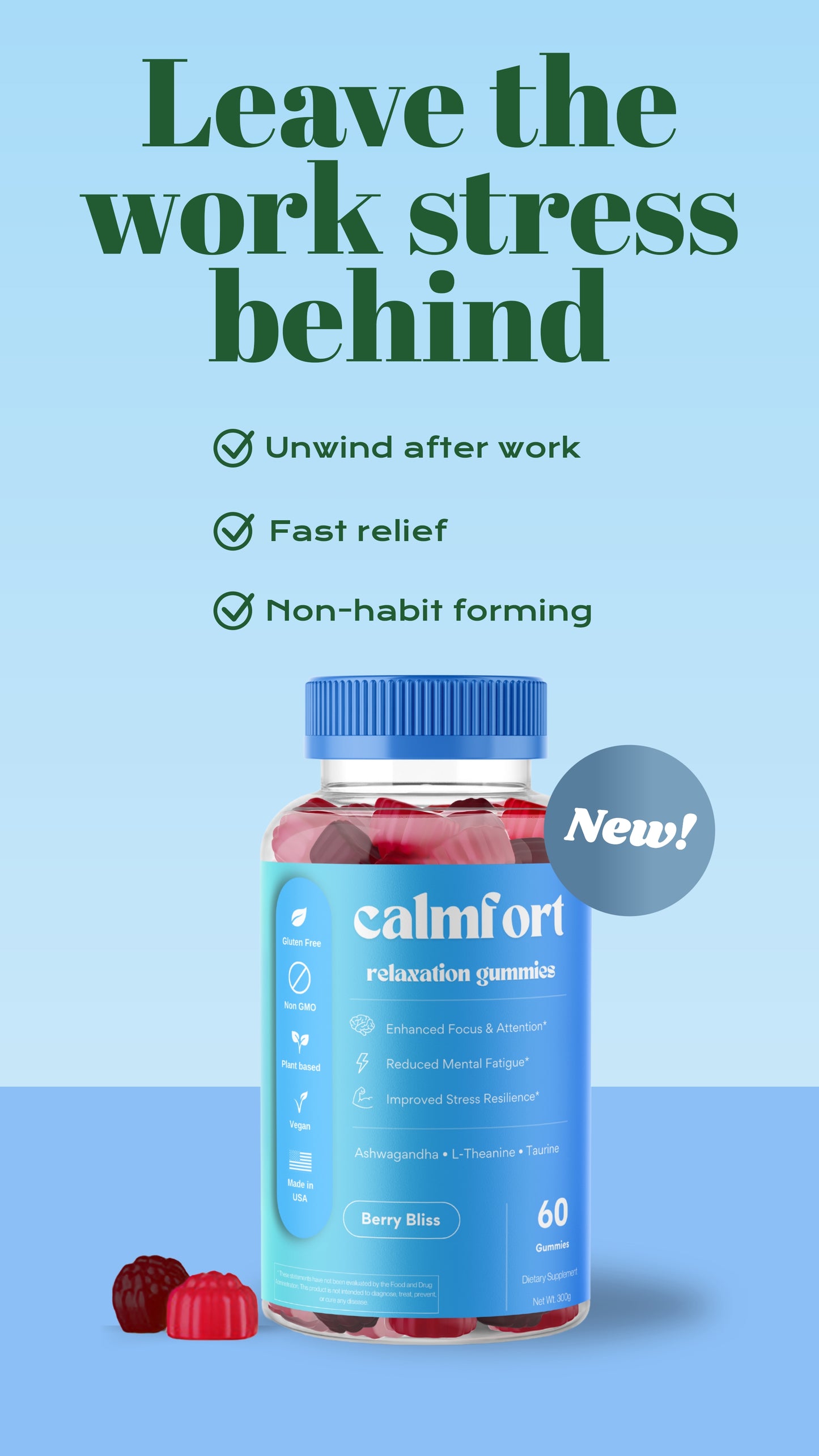 Calmfort™ GABA Gummies